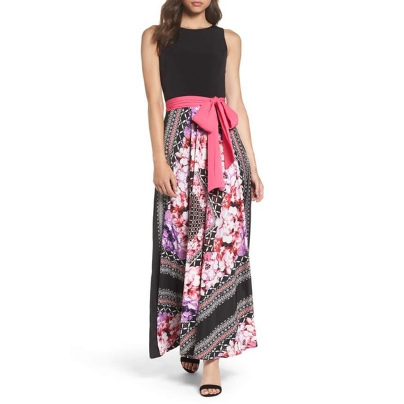 🆕 ELIZA J SCARF MAXI DRESS - Picture 2 of 8